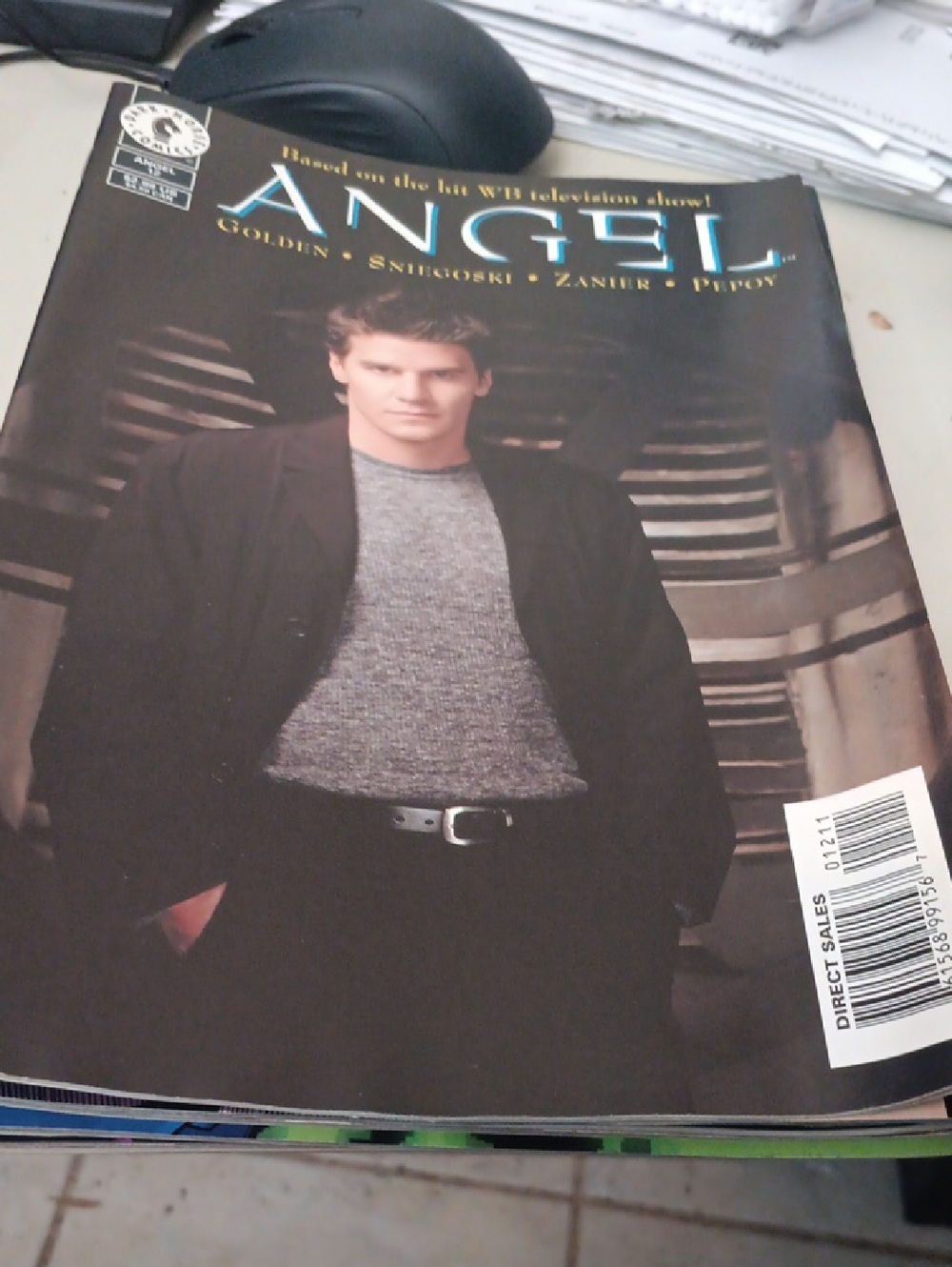 Angel Graphic Novel - Black/Grey Cover Not In Sleeve Not In Sleeve
